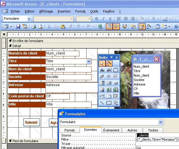 Formulaire sous Access 2003
