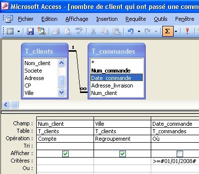 Easy Micro MICROSOFT ACCESS Requ te de S lection 