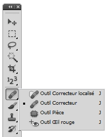Photoshop outil correcteur