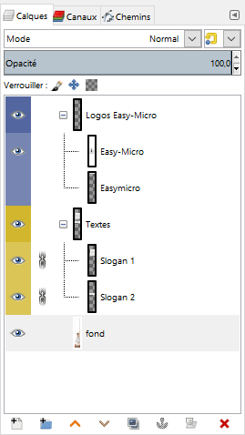 Easy Micro GIMP Calques Gimp Formations informatiques pour